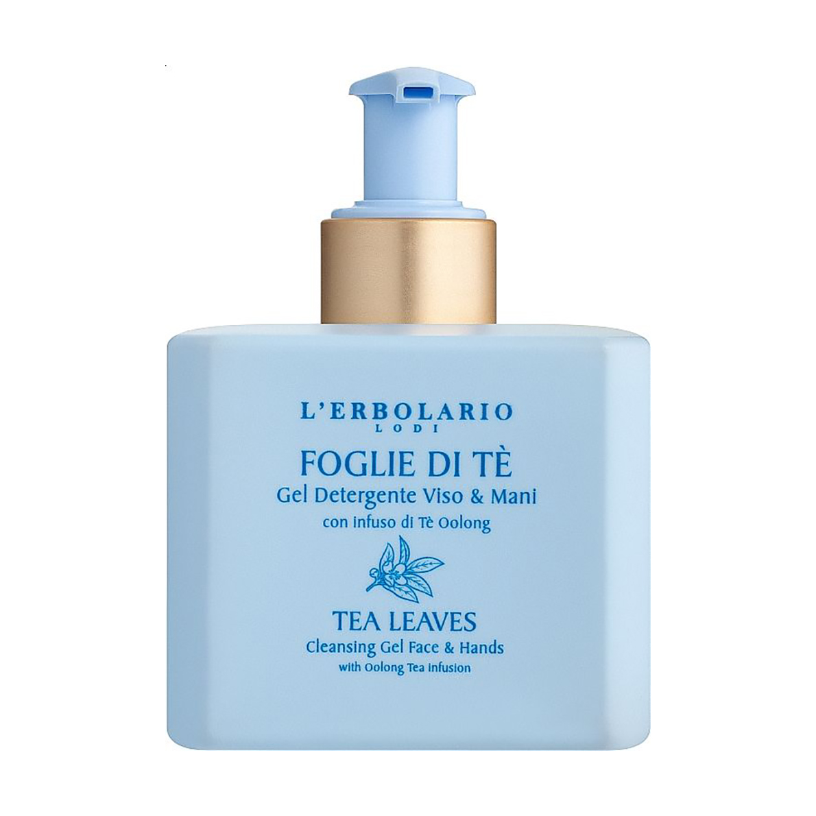 Очищувальний гель для обличчя та рук L'Erbolario Tea Leaves Cleansing Gel Face &amp; Hands Листя Мате, 250 мл